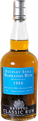 Rockley Still 1986 Barbados Rum